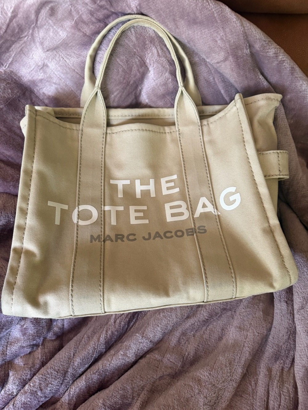 Marc Jacobs The Tote Bag in Beige -Canvas Tote